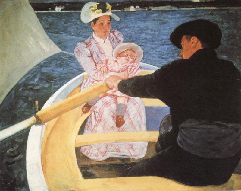 Mary Cassatt The Boating Party oil painting image
